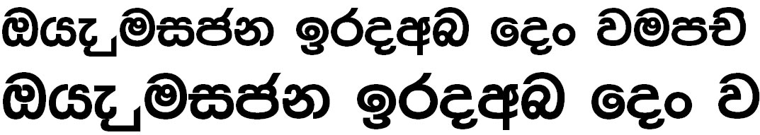 4u Sasika Sinhala Font