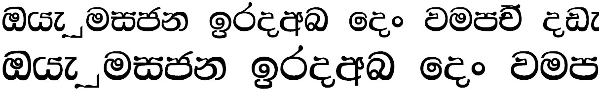 NPW Dilini Sinhala Font